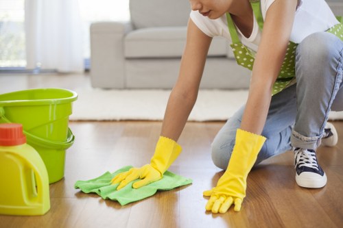 A professional workplace kept spotless through regular cleaning